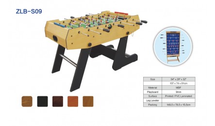 8杆可折叠桌上足球机SZX-S09