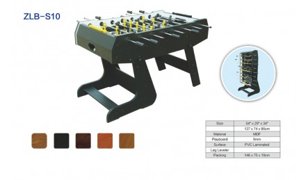 8杆可折叠桌上足球机SZX-S10
