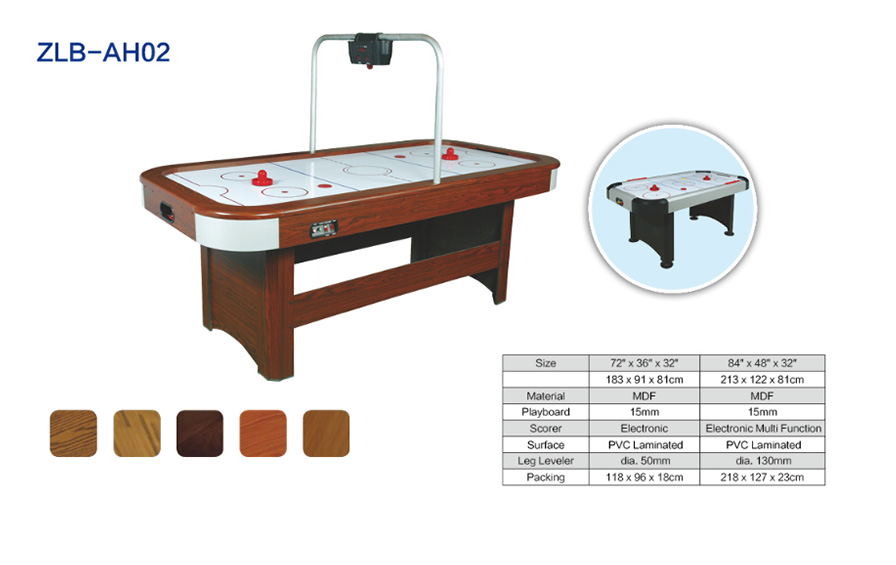 自带计分器木纹空气曲棍球台ZLB-AH02